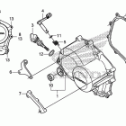 CRF125FB Крышка картера правая