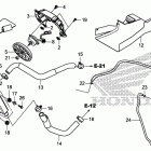 CBR500RA Радиатор