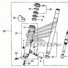 ST1300PA Передняя вилка