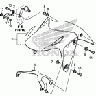 CB500FA Переднее крыло