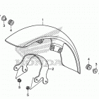 VT750C2F Крыло переднее