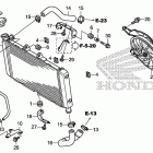 CTX700ND Радиатор