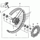 CRF250R Переднее колесо