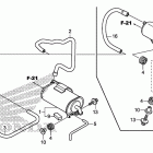 CBR1000RA Адсорбер, системы улавливания паров топлива
