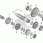 CRF125FB Трансмиссия