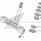 CBR600RA Траверса нижняя
