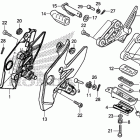 CB500X Подножки