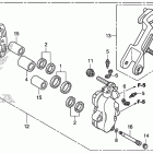 GL1800B Передний тормозной суппорт левый