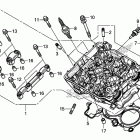CB500FA Головка цилиндра
