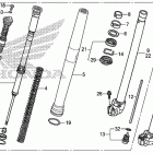 CRF450X Передняя вилка