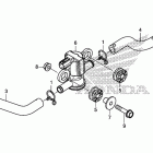 CBR500RA Клапан контроля нагнетателя