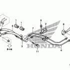 ST1300PA Задние тормозные трубки