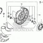 VT750CS Заднее колесо 2