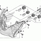 ST1300PA Задний фонарь