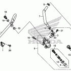 GROM125(MSX125E) Задний тормозной цилиндр