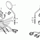 CB1100 Рулевые переключатели и тросы