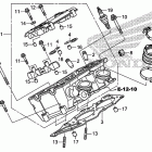 CTX1300A Правая головка цилиндров
