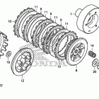 GROM125(MSX125E) Сцепление