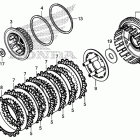 CBR500RA Сцепление