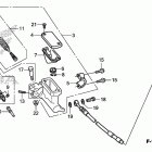 CRF250R Главный тормозной цилиндр -передний