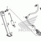 CB500FA Подножка