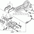 CB1000RA Rear brake caliper       (2)