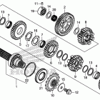 CBR500RA Transmission             (countershaft)