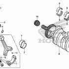 CBR600RA Коленчатый вал и поршни