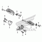 CRF450X Подножки