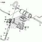 GROM125(MSX125E) Адсорбер, системы улавливания паров топлива