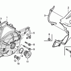CTX700 Крышка генератора