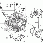 CRF125FB Головка цилиндра