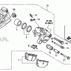 CTX700ND Задний суппорт