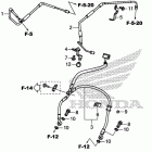 GL1800C Тормозные шланги передние