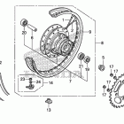 CRF125FB Заднее колесо