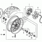 VT1300CX Заднее колесо 2