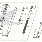 CTX700 Передняя вилка