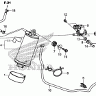 CB500FA Адсорбер, системы улавливания паров топлива