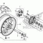 CBR600RA Заднее колесо