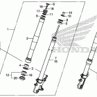 GROM125(MSX125E) Передняя вилка