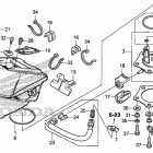 CRF250R Топливный бак