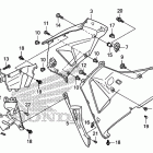 CBR600RA Middle cowl@lower cowl   (r.)