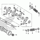 CTX700ND Распределительный вал и клапана