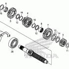 CB500X Transmission (mainshaft)