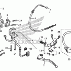 CBR600RA Рычаги & переключатели & тросы