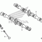 CB1100 Распределительный вал и клапана