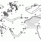 CB500FA Радиатор
