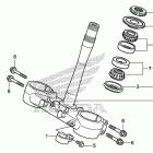 CRF250R Траверса нижняя