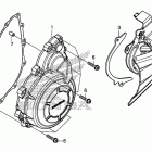 CBR500RA Крышка генератора