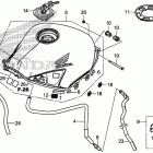 CBR500RA Топливный бак и насос